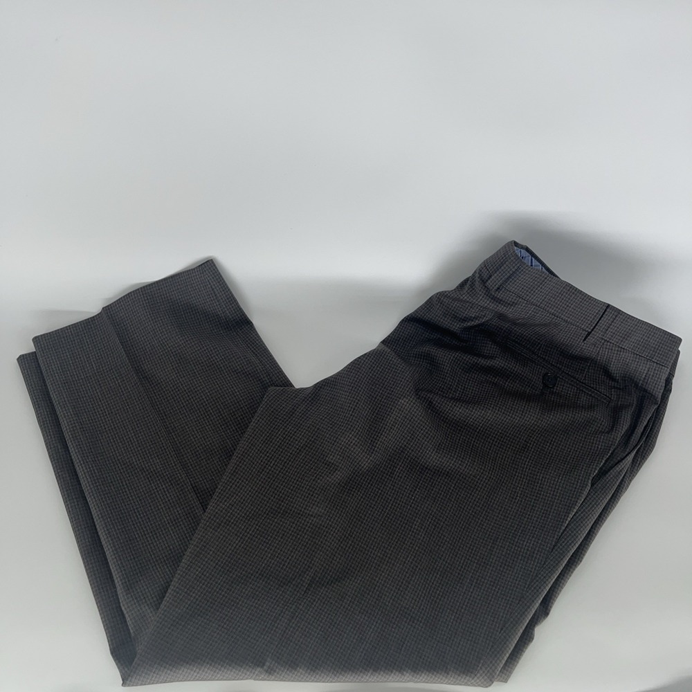 Ted‎ Baker London Haze Trousers 40R Gray 100% Wool Dress Pants